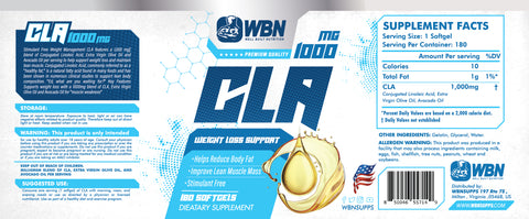 WBNSUPPS CLA 180 softgels