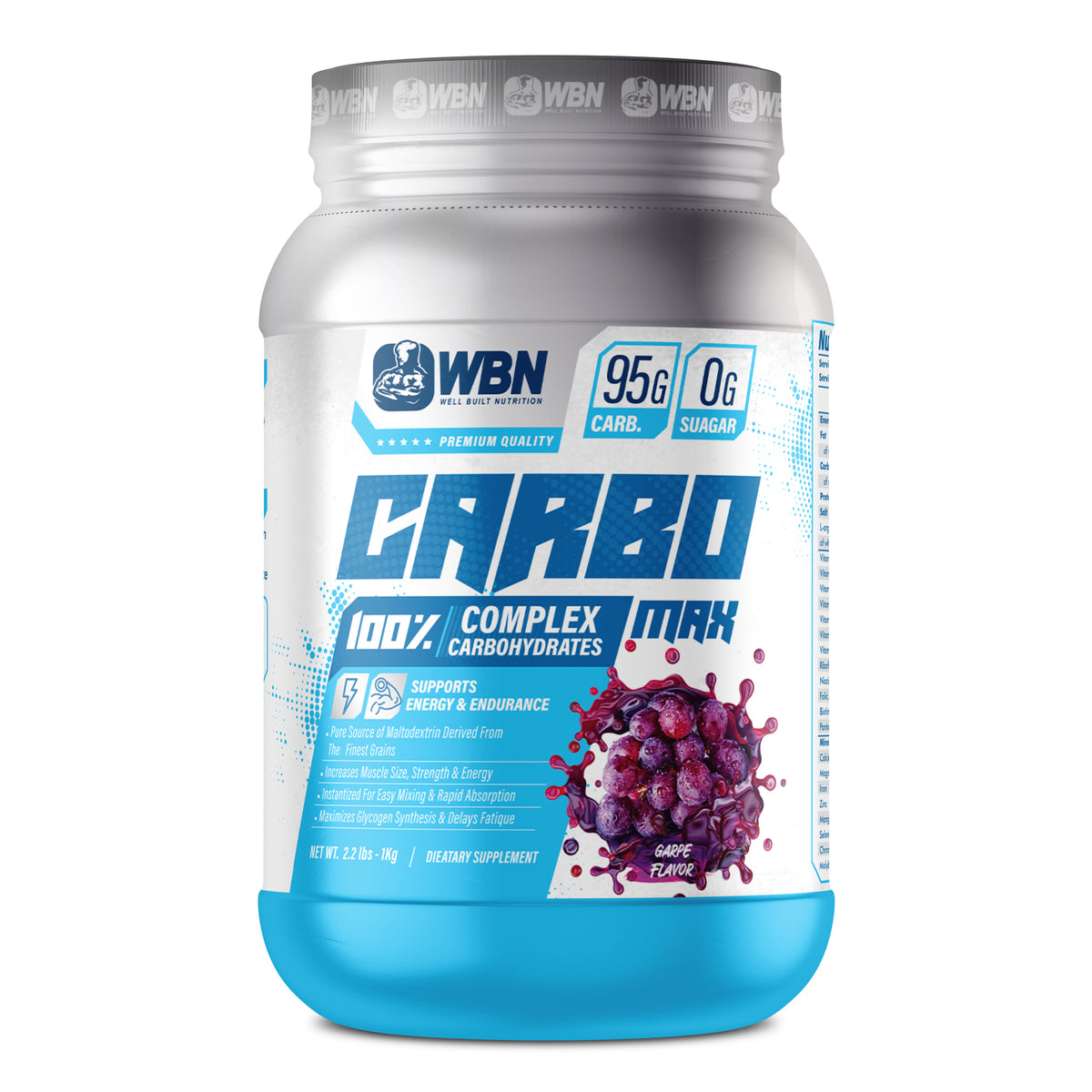 WBNSUPPS CARBO MAX 1kg Grape