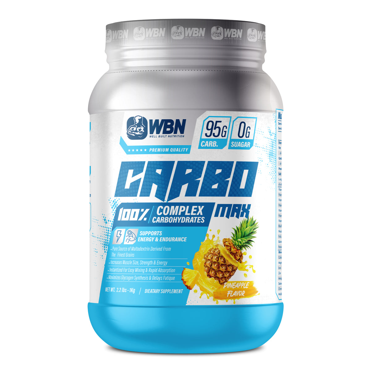 WBNSUPPS CARBO MAX 1kg Pineapple