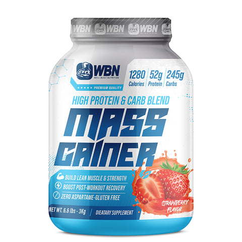 WBNSUPPS Mass Gainer 3K Strawberry Flavor