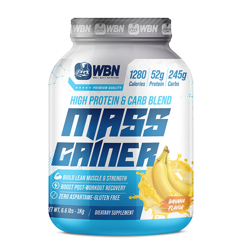 WBNSUPPS Mass Gainer 3Kg Banana Flavor