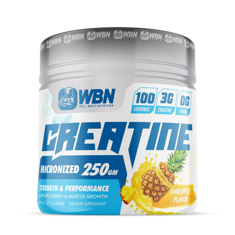 WBNSUPPS CREATINE MONOHYDRATE PINEAPPLE FLAVOR